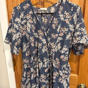 Sienna Sky Navy Floral Dress